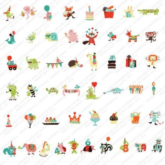 Cricut BIRTHDAY BASH shape & font - Picture 4 of 16